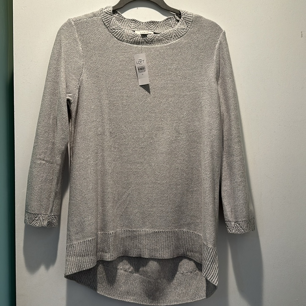 New Gray Loft Sweater